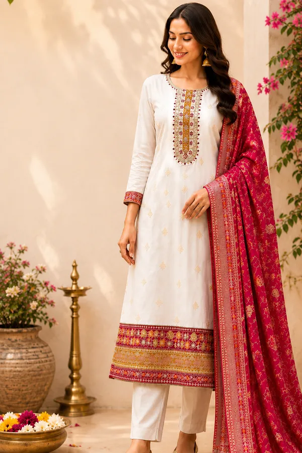Elegant_Off-White_Kanjivaram_Silk_3-Piece_Suit_Set_with_Embroidered_Kurta_&_Zari_Dupatta