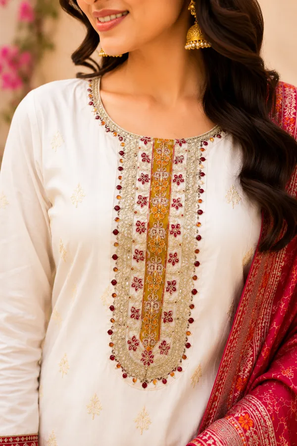 Elegant_Off-White_Kanjivaram_Silk_3-Piece_Suit_Set_with_Embroidered_Kurta_&_Zari_Dupatta