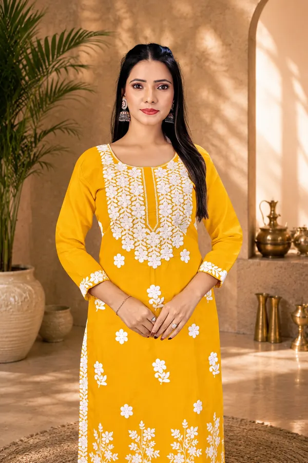 Premium_Cotton_Yellow_Embroidered_Kurta_Set_for_Women