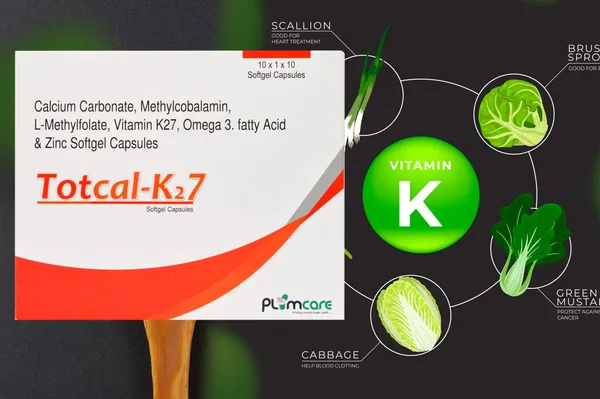 Totcal-K27_Softgel_Capsules_-_Calcium,_Methylcobalamin,_L-Methylfolate,_Vitamin_K27,_Omega_3,_Zinc_(10X1X10_Strips)