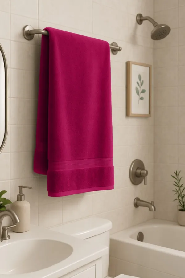 Red_Cotton_Bath_Towel