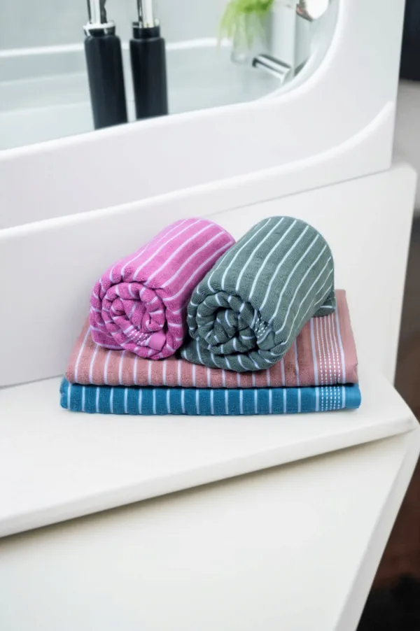 Striped_Brown_Cotton_Bath_Towel