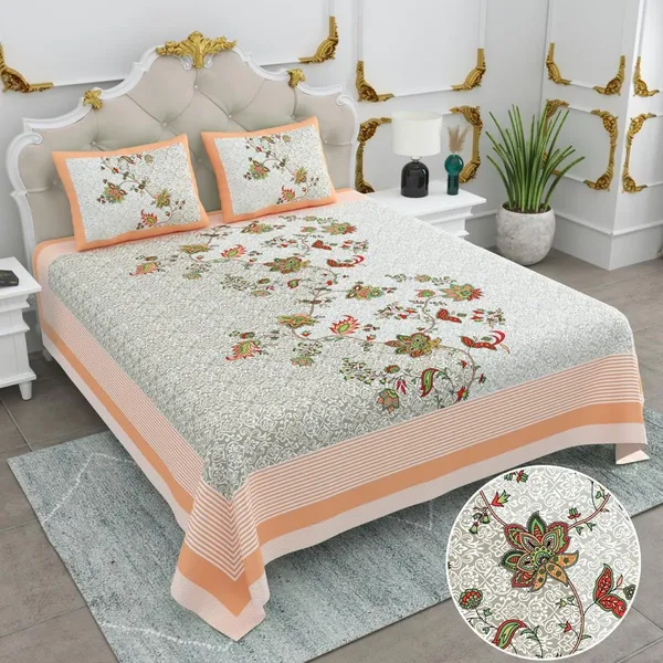 Floral_Bedsheet_With_Ethnic_Motifs