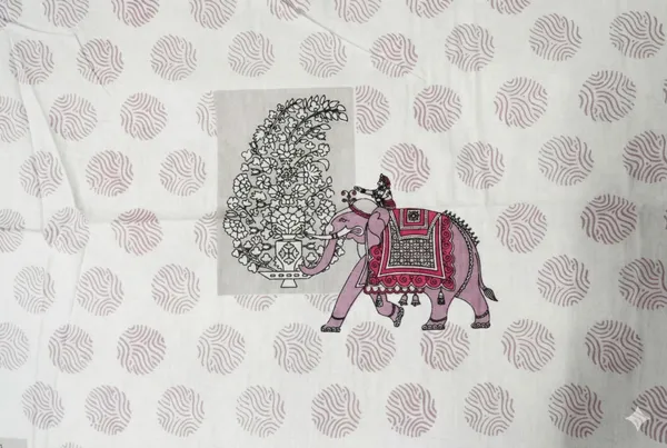 Ivory_Elephant_Motif_Ethnic_Cotton_Bedsheet_Set