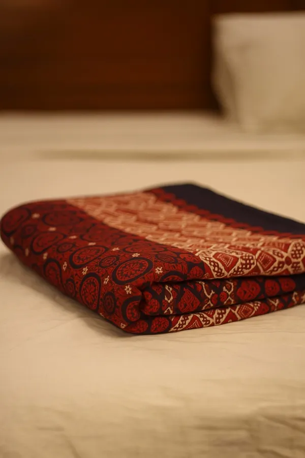 Ajrakh_Cotton_Shawl