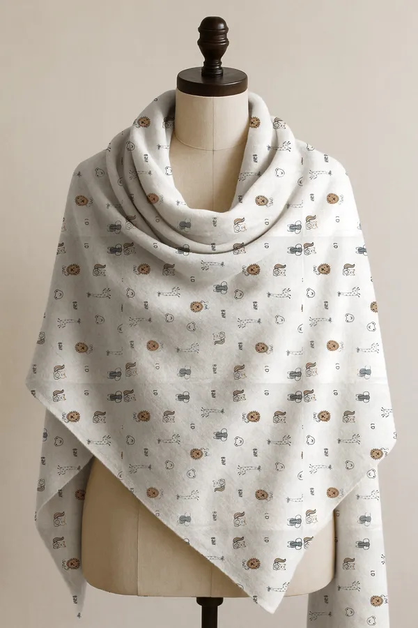 Printed_Cotton_Shawl_With_Animals