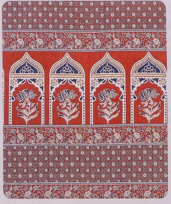 Floral_Arch_Print_King_Size_Cotton_Bedsheet