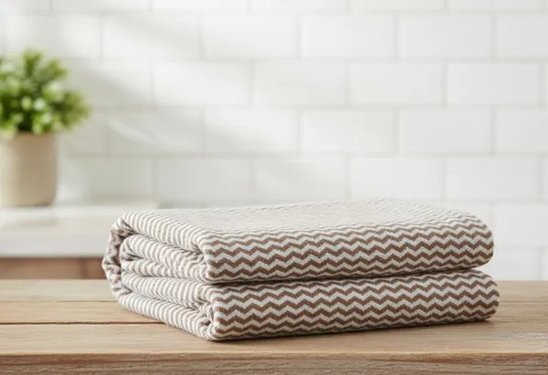 Soft_Brown_Zigzag_Pattern_Baby_Bath_Towel
