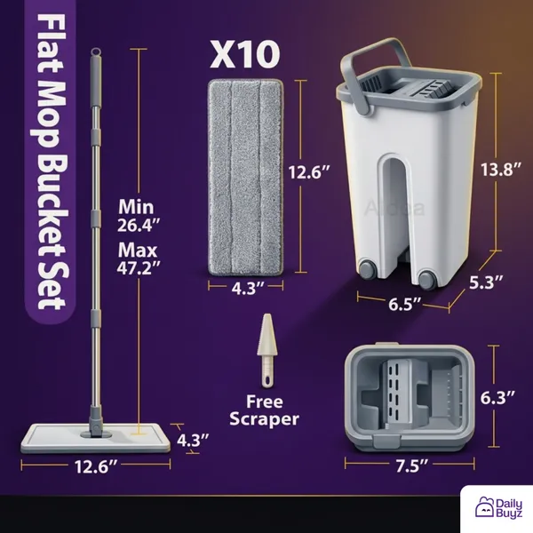 Self-Cleaning_Flat_Mop_with_Bucket_–_DAILY_BUYZ