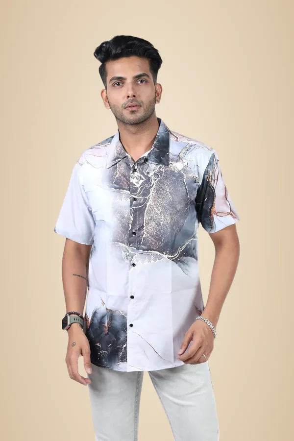 Grey_Premium_Printed_Cotton_Blend_Casual_Shirt_For_Men