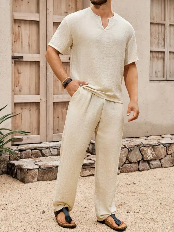 GURIK_Men's_T-shirt_With_Trousers_Co-Ords_Set