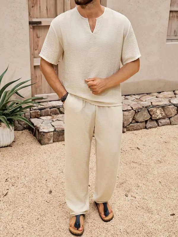 GURIK_Men's_T-shirt_With_Trousers_Co-Ords_Set