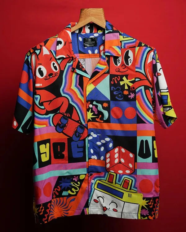 Multicolor_Premium_Cotton_Blend_Casual_Shirt_For_Men