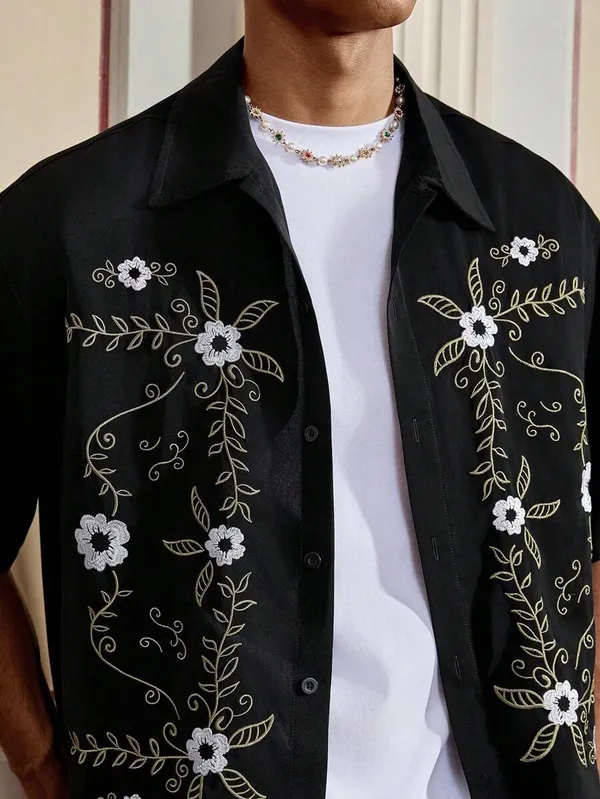 Premium_Cotton_Blend_Embroidery_Shirt_For_Men