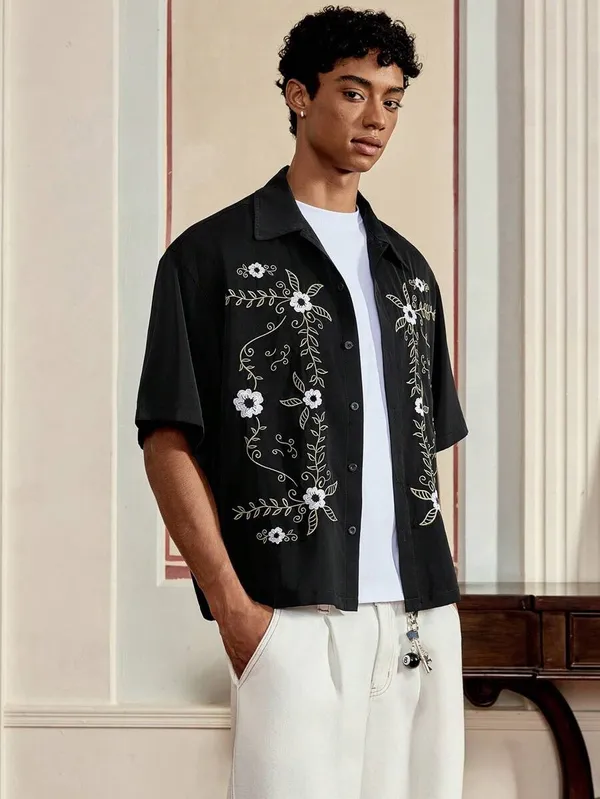 Premium_Cotton_Blend_Embroidery_Shirt_For_Men