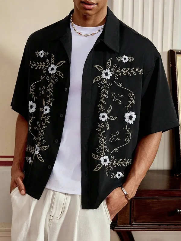 Premium_Cotton_Blend_Embroidery_Shirt_For_Men