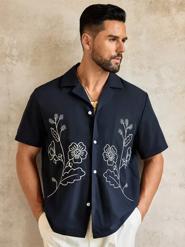 Premium_Cotton_Blend_Embroidery_Shirt_For_Men