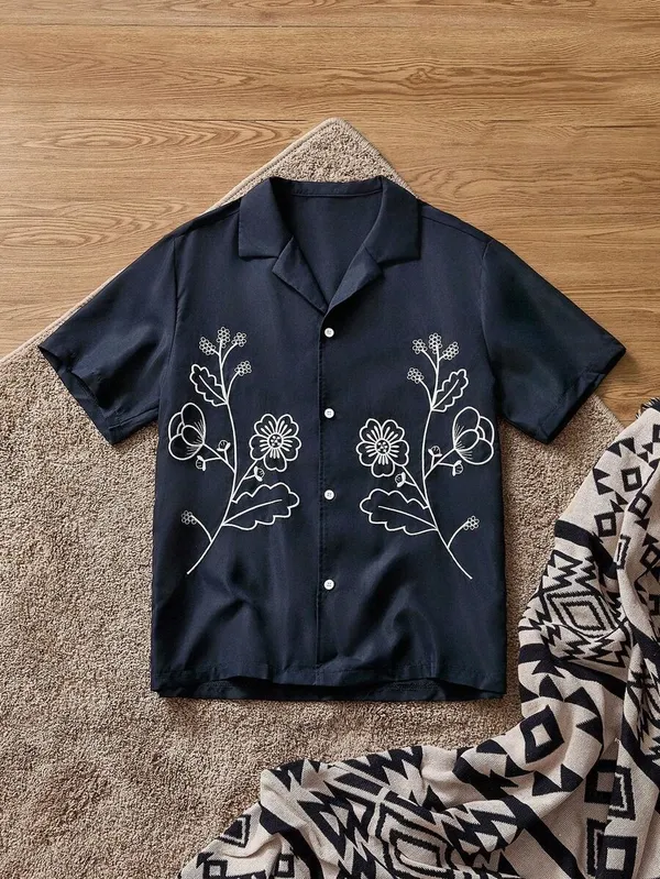 Premium_Cotton_Blend_Embroidery_Shirt_For_Men