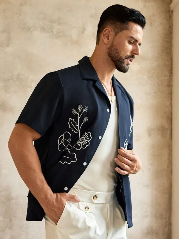 Premium_Cotton_Blend_Embroidery_Shirt_For_Men