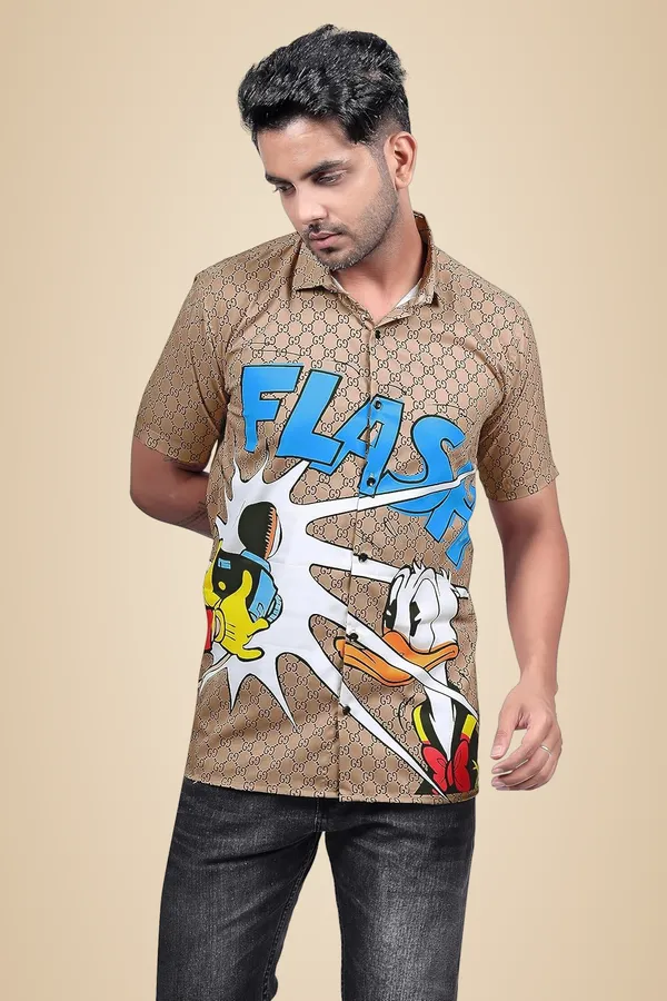 Beige_Premium_Printed_Cotton_Blend_Casual_Shirt_For_Men
