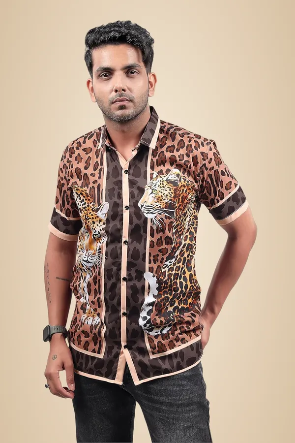 Leopard_Premium_Printed_Cotton_Blend_Casual_Shirt_For_Men