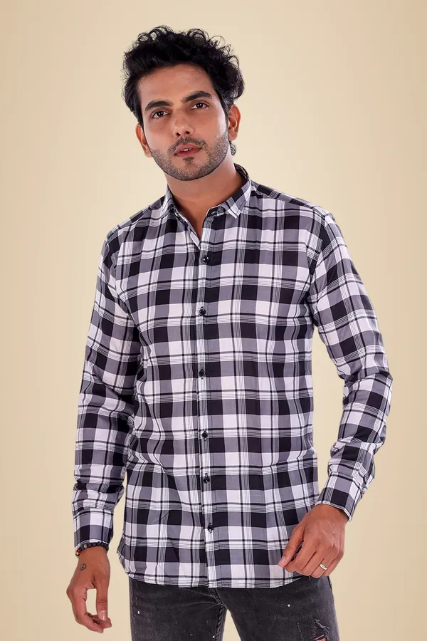Grey_&_Black_Premium_Printed_Cotton_Blend_Casual_Shirt_For_Men
