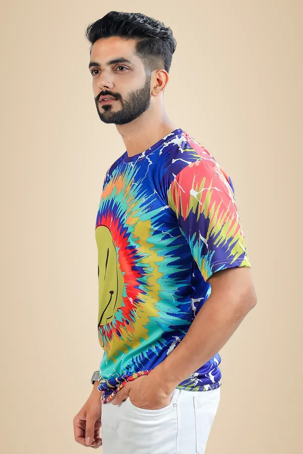 Multicolor_Premium_Printed_Cotton_Blend_T-Shirt_For_Men