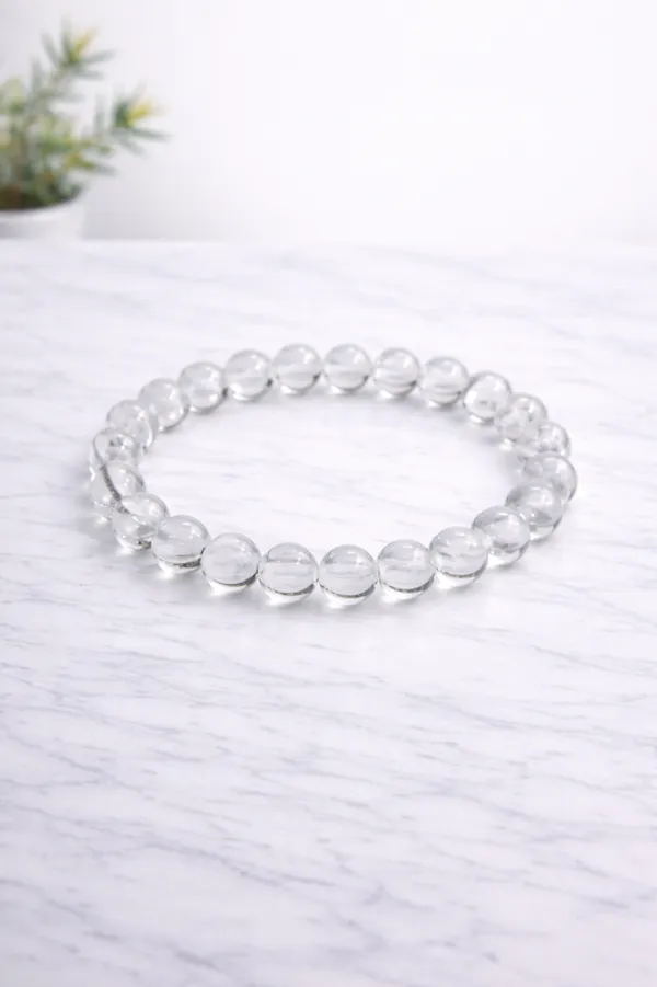 Natural_Clear_Quartz_10Mm_Round_Bead_Bracelet_Energy_Amplifier_And_Positive_Vibes_For_Unisex