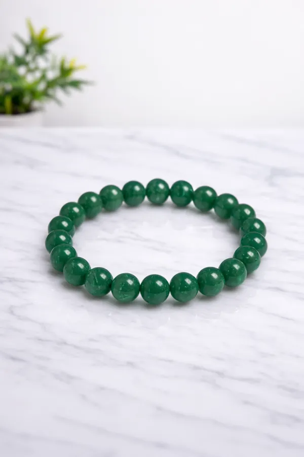 Natural_Green_Aventurine_8Mm_Round_Bead_Bracelet_Luck_And_Abundance_And_Positive_Energy_For_Unisex