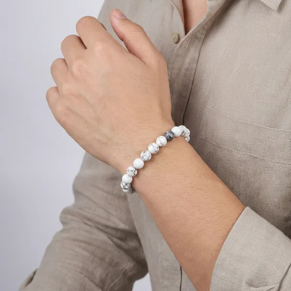 Natural_Howlite_8Mm_Round_Bead_Bracelet_Calm_And_Patience_And_Stress_Relief_For_Unisex