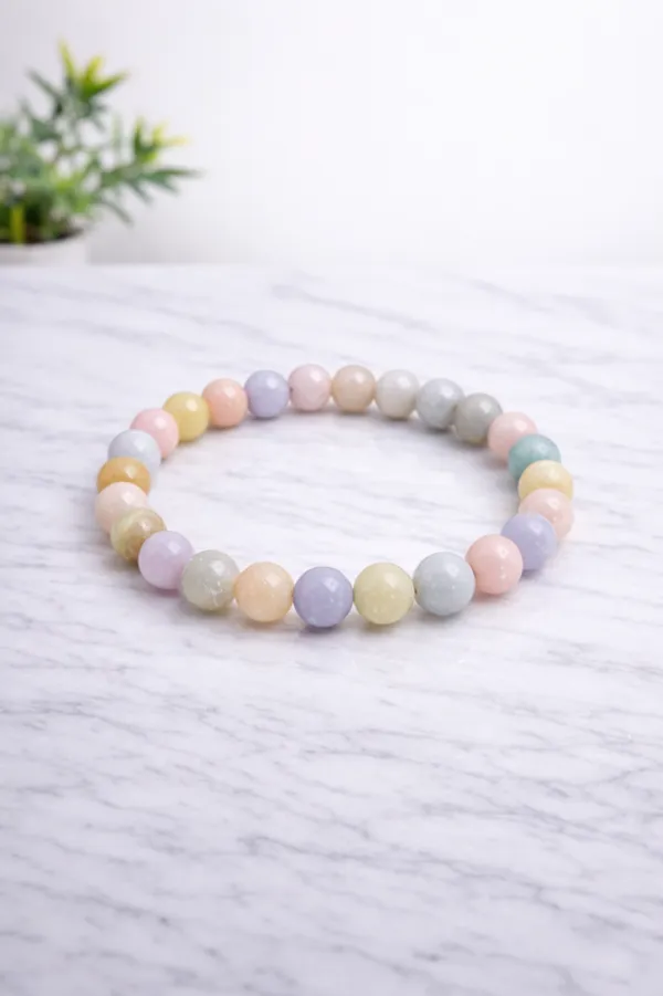 Natural_Morganite_8Mm_Round_Bead_Bracelet_Love_And_Compassion_And_Emotional_Balance_For_Unisex