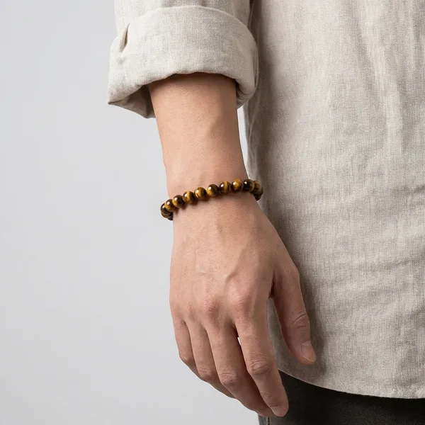 Natural_Tiger_Eye_8Mm_Round_Bead_Bracelet_Confidence_And_Courage_For_Unisex