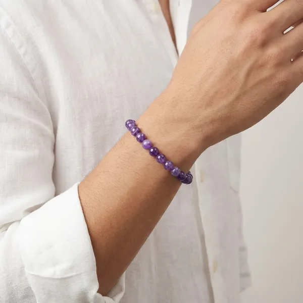 Amethyst_8Mm_Round_Bead_Bracelet_Natural_Healing_Crystal_Bracelet