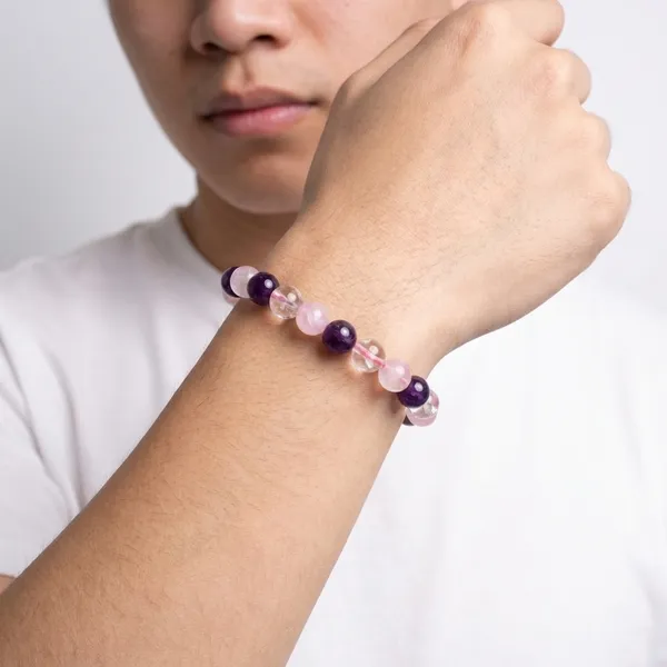 Mind_Body_Soul_8Mm_Crystal_Bracelet_Amethyst_And_Rose_Quartz_And_Clear_Quartz_Healing_Beads