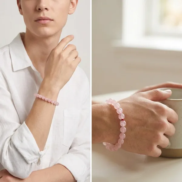 Rose_Quartz_8Mm_Round_Bead_Bracelet_Natural_Love_And_Healing_Crystal_Bracelet_For_Unisex