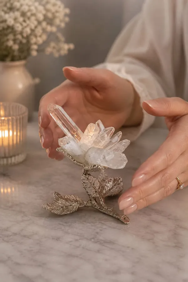 Natural_Clear_Quartz_Flower_Decorative_Showpiece_