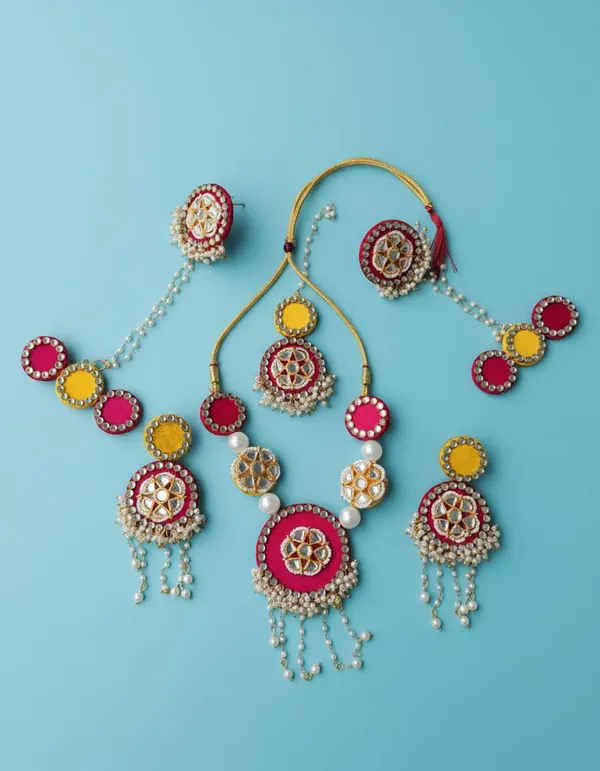 Traditional_Meenakari_Jewellery_Set_With_Pearl_Tassels