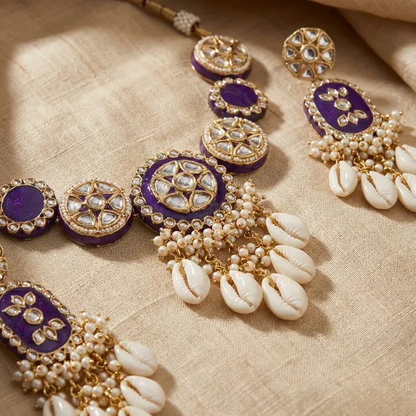 Elegant_Purple_Kundan_Jewellery_Set_With_Maang_Tikka_Necklace_Earrings_And_Bracelet