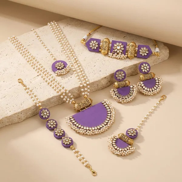Purple_Crystal_Studded_Jewelry_Set_|_Necklace_Earrings_And_Bracelet
