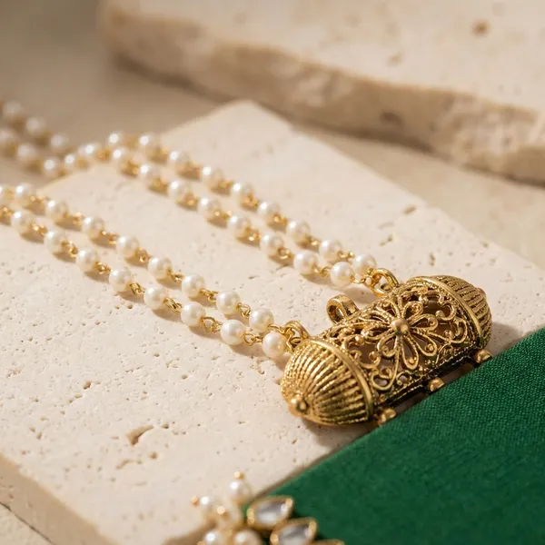 Elegant_Gota_Patti_Jewellery_Set_|_Mustard_Yellow_And_Green_Traditional_Necklace_Earrings_Maangtikka_And_Bracelet_Combo