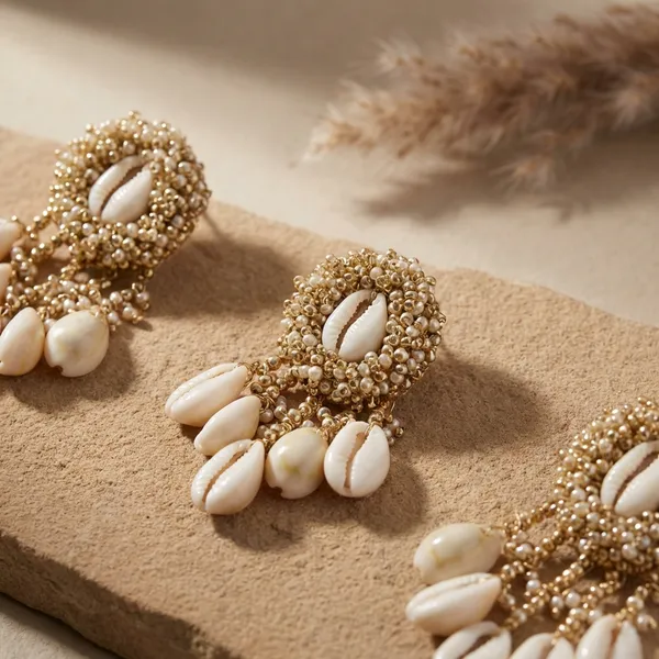Traditional_Golden_Beaded_Cowrie_Shell_Jewelry_Set_|_Choker_Necklace_Earrings_Maang_Tikka_And_Hand_Accessories