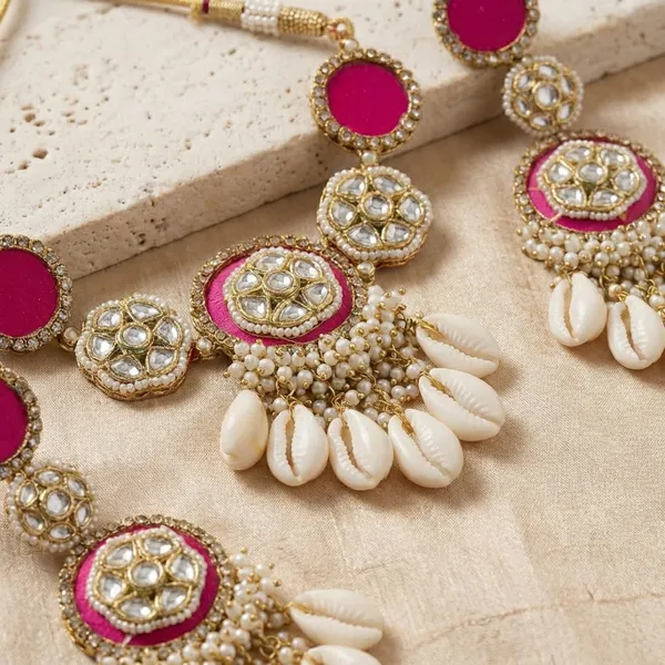 Traditional_Kundan_And_Pearl_Jewellery_Set_With_Pink_Stones