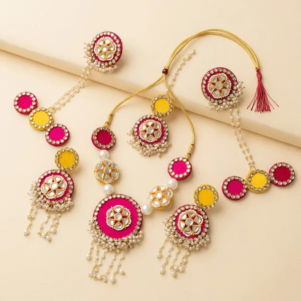 Traditional_Meenakari_Jewellery_Set_With_Pearl_Tassels