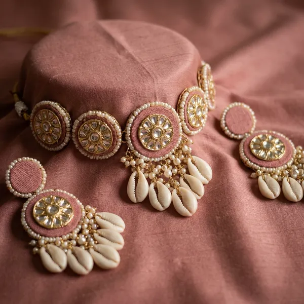 Traditional_Ethnic_Bridal_Jewelry_Set_With_Cowrie_Shells_And_Beaded_Medallions
