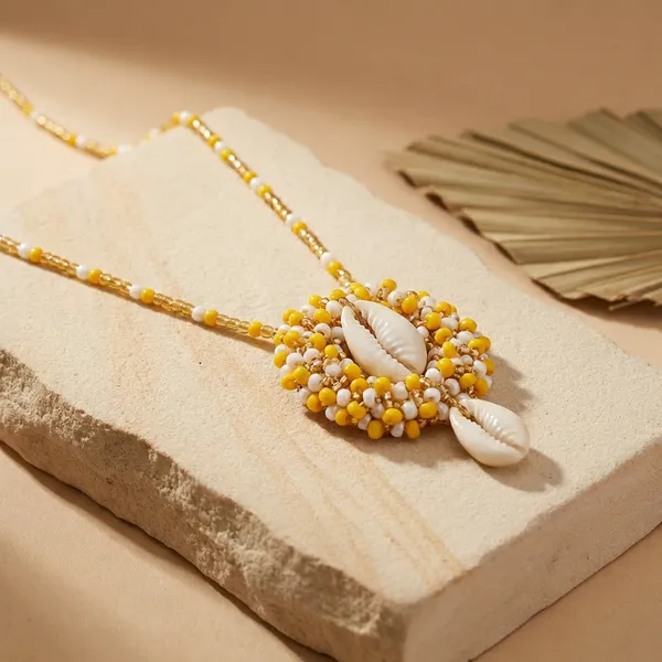 Handcrafted_Shell_And_Bead_Boho_Jewelry_Set_With_Round_Pouch
