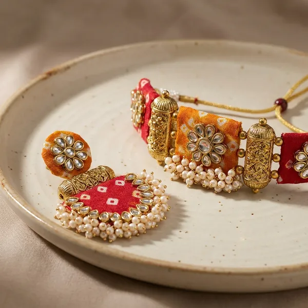 Handcrafted_Jute_Placemat_With_Traditional_Mirror_Work_Decorative_Pieces_Set