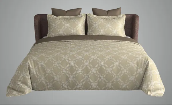 Cotton_|_Super_King_|_Flat_Bedsheet_|_Light_Olive_|_2_Pillow_Covers|_-_Patra_Katha_Sangrah