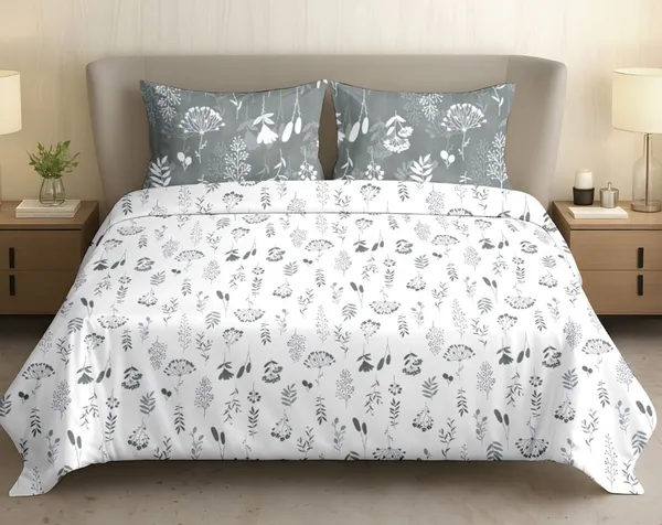 Cotton_|_Super_King_Size|_Flat_Bedsheet_|White_With_Grey_Contrast_|_2_Pillow_Covers|_-_Sootra