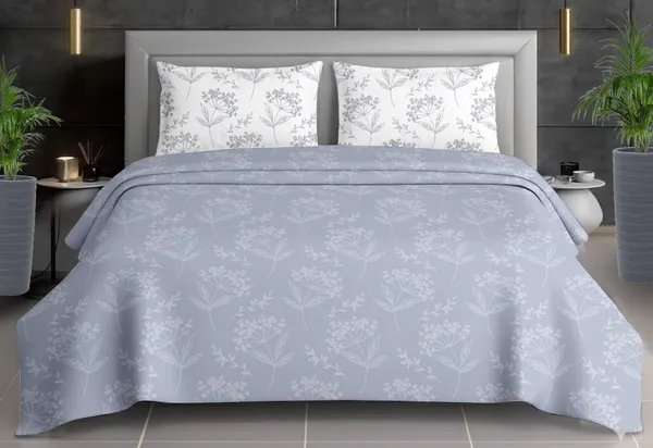 Grey_Cotton_Double_Bedsheet_And_Pillow_Cover_For_Home_And_Decor
