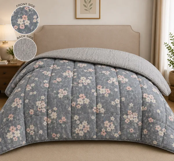 Cotton_|_Double_Bed_Size_|_Comforter-Double_Sided_|Blue_-_Anmol_Aaram